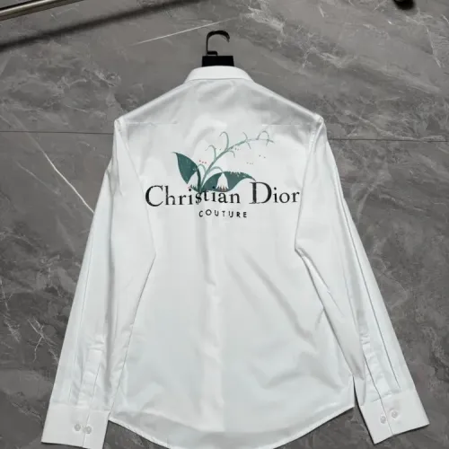 Replica Christian Dior Shirts Long Sleeved For Men #1470398 $72.00 USD for Wholesale