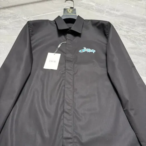 Replica Christian Dior Shirts Long Sleeved For Men #1470401 $72.00 USD for Wholesale
