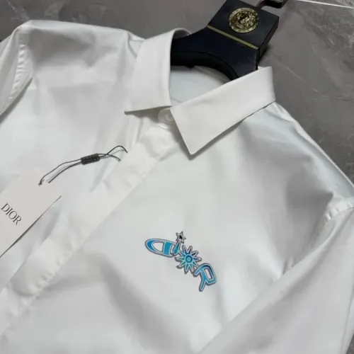 Replica Christian Dior Shirts Long Sleeved For Men #1470402 $72.00 USD for Wholesale