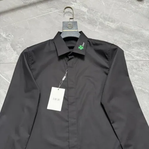 Replica Christian Dior Shirts Long Sleeved For Men #1470404 $72.00 USD for Wholesale