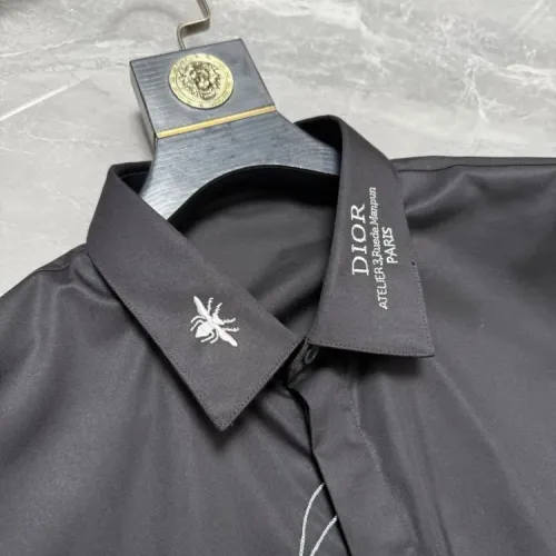 Replica Christian Dior Shirts Long Sleeved For Men #1470407 $72.00 USD for Wholesale