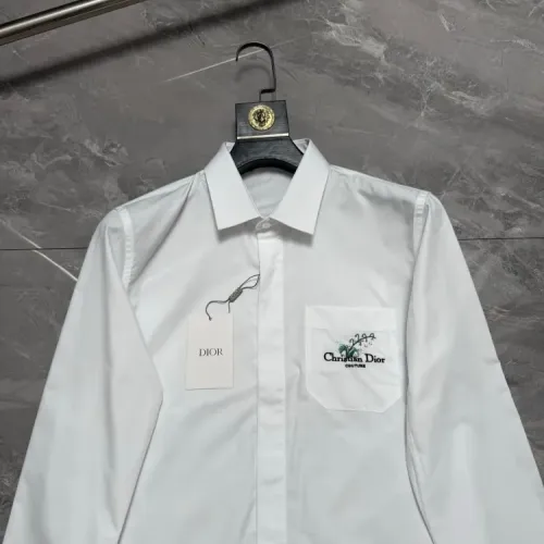 Replica Christian Dior Shirts Long Sleeved For Men #1470412 $72.00 USD for Wholesale