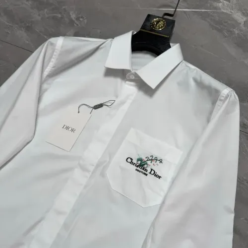 Replica Christian Dior Shirts Long Sleeved For Men #1470412 $72.00 USD for Wholesale