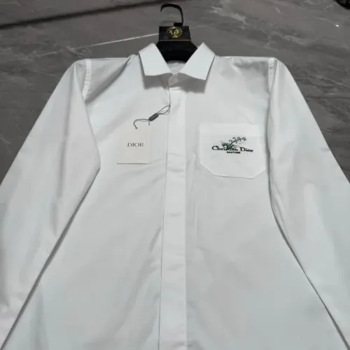 Replica Christian Dior Shirts Long Sleeved For Men #1470412 $72.00 USD for Wholesale