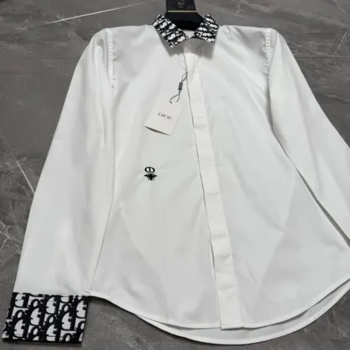 Replica Christian Dior Shirts Long Sleeved For Men #1470418 $72.00 USD for Wholesale
