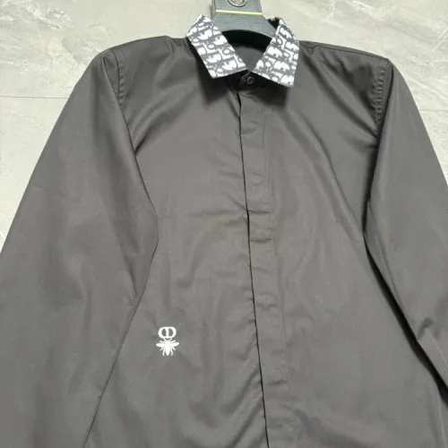 Replica Christian Dior Shirts Long Sleeved For Men #1470420 $72.00 USD for Wholesale