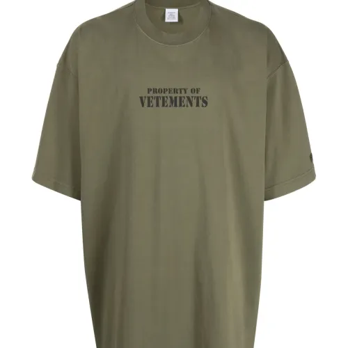 Cheap VETEMENTS T-Shirts Short Sleeved For Unisex #1470455, $$36.00 USD On VETEMENTS T-Shirts