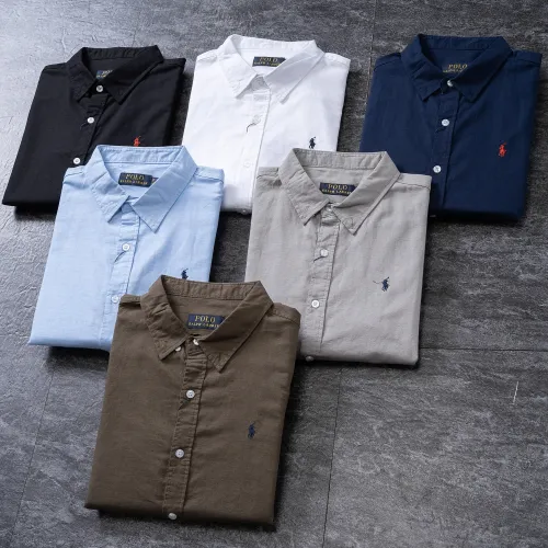 Replica Ralph Lauren Polo Shirts Long Sleeved For Men #1470575 $40.00 USD for Wholesale