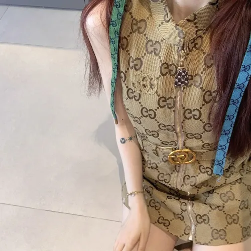 Replica Gucci Dresses Sleeveless For Women #1470582 $115.00 USD for Wholesale