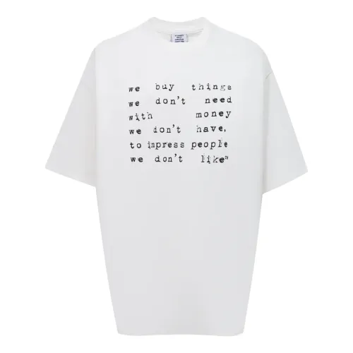 Cheap VETEMENTS T-Shirts Short Sleeved For Unisex #1470587, $$36.00 USD On VETEMENTS T-Shirts