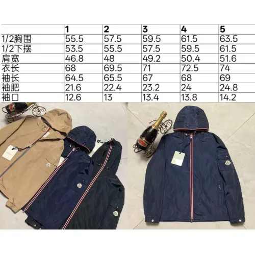 Replica Moncler Jackets Long Sleeved For Men #1470591 $102.00 USD for Wholesale