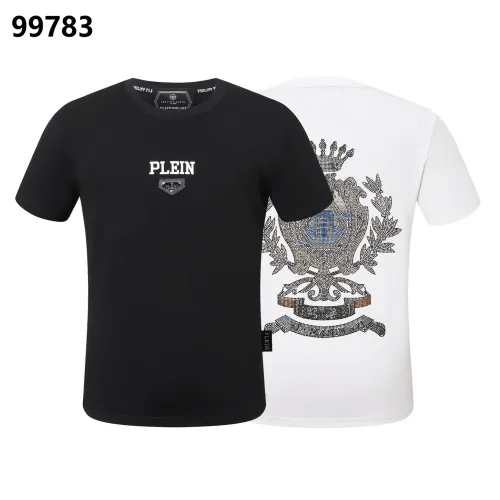 Replica Philipp Plein PP Oversize T-Shirts Short Sleeved For Men #1470653 $38.00 USD for Wholesale