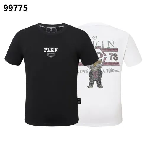 Replica Philipp Plein PP Oversize T-Shirts Short Sleeved For Men #1470660 $38.00 USD for Wholesale