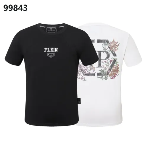 Replica Philipp Plein PP Oversize T-Shirts Short Sleeved For Men #1470662 $38.00 USD for Wholesale