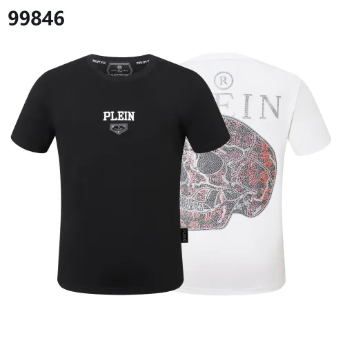 Replica Philipp Plein PP Oversize T-Shirts Short Sleeved For Men #1470665 $38.00 USD for Wholesale