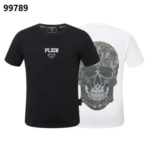 Replica Philipp Plein PP Oversize T-Shirts Short Sleeved For Men #1470667 $38.00 USD for Wholesale