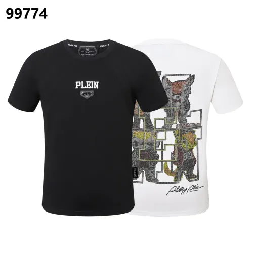 Replica Philipp Plein PP Oversize T-Shirts Short Sleeved For Men #1470676 $38.00 USD for Wholesale