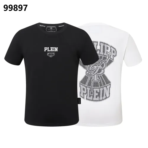 Replica Philipp Plein PP Oversize T-Shirts Short Sleeved For Men #1470679 $38.00 USD for Wholesale