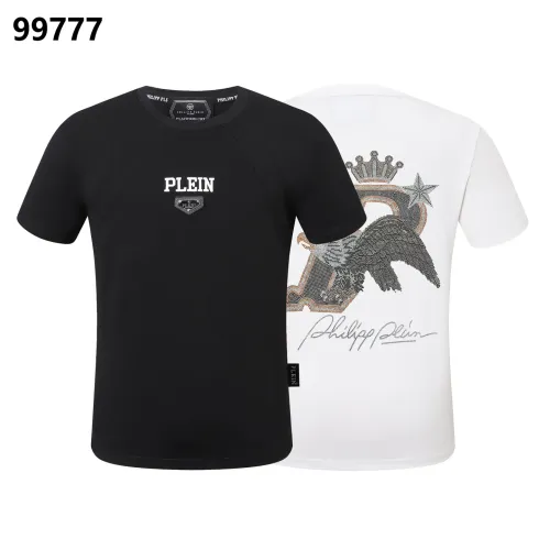 Replica Philipp Plein PP Oversize T-Shirts Short Sleeved For Men #1470680 $38.00 USD for Wholesale