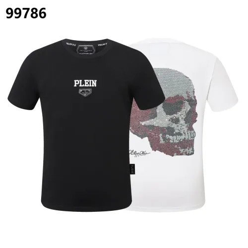 Replica Philipp Plein PP Oversize T-Shirts Short Sleeved For Men #1470693 $38.00 USD for Wholesale