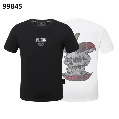 Replica Philipp Plein PP Oversize T-Shirts Short Sleeved For Men #1470702 $38.00 USD for Wholesale