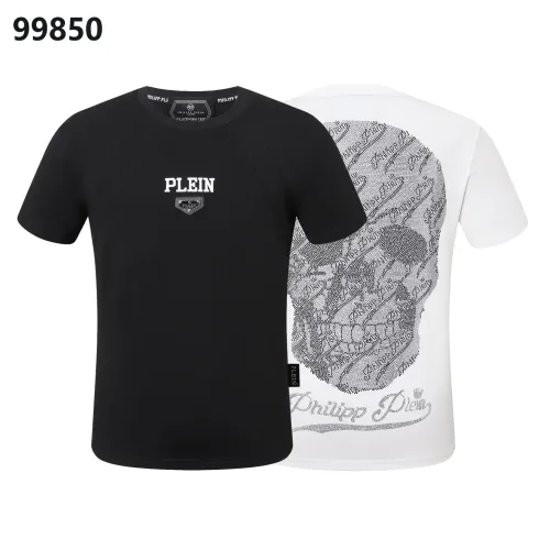 Replica Philipp Plein PP Oversize T-Shirts Short Sleeved For Men #1470711 $38.00 USD for Wholesale