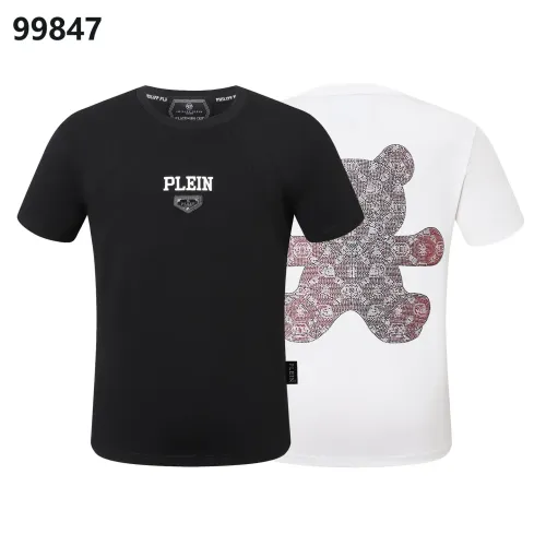 Replica Philipp Plein PP Oversize T-Shirts Short Sleeved For Men #1470712 $38.00 USD for Wholesale