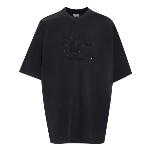 Cheap VETEMENTS T-Shirts Short Sleeved For Unisex #1470751, $$40.00 USD On VETEMENTS T-Shirts