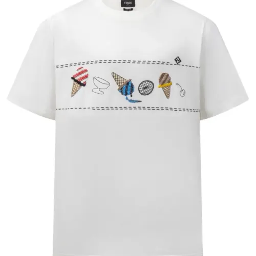 Cheap Fendi T-Shirts Short Sleeved For Unisex #1470784, $$45.00 USD On Fendi T-Shirts