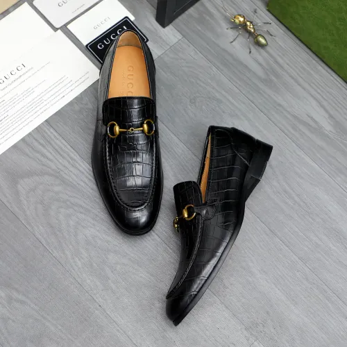 Replica Gucci Oxfords Shoes For Men #1470795 $92.00 USD for Wholesale