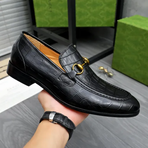 Replica Gucci Oxfords Shoes For Men #1470795 $92.00 USD for Wholesale