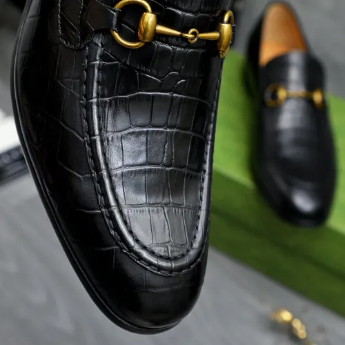 Replica Gucci Oxfords Shoes For Men #1470795 $92.00 USD for Wholesale