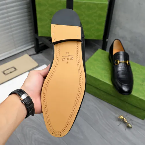 Replica Gucci Oxfords Shoes For Men #1470795 $92.00 USD for Wholesale