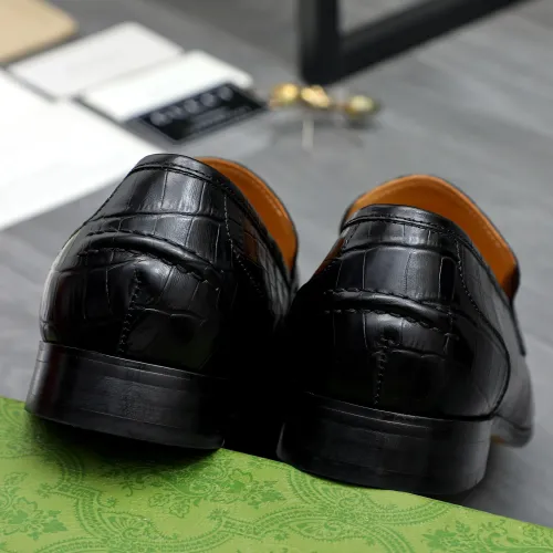 Replica Gucci Oxfords Shoes For Men #1470795 $92.00 USD for Wholesale