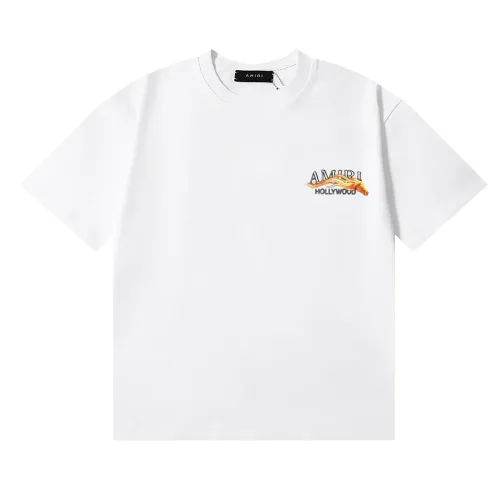 Replica Amiri T-Shirts Short Sleeved For Unisex #1470823 $29.00 USD for Wholesale