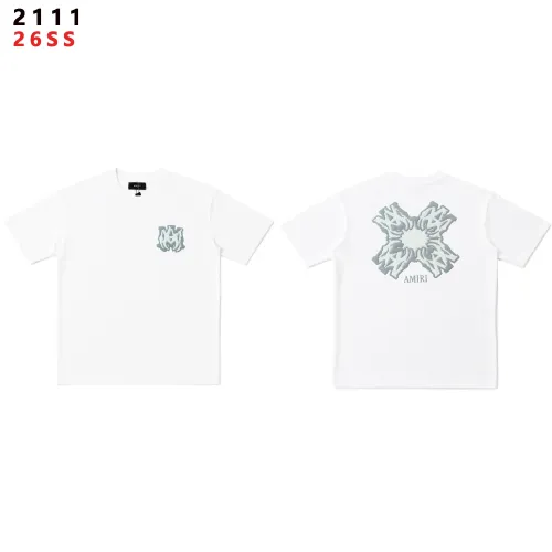 Cheap Amiri T-Shirts Short Sleeved For Unisex #1470828, $$34.00 USD On Amiri T-Shirts