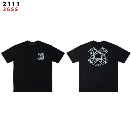 Cheap Amiri T-Shirts Short Sleeved For Unisex #1470829, $$34.00 USD On Amiri T-Shirts