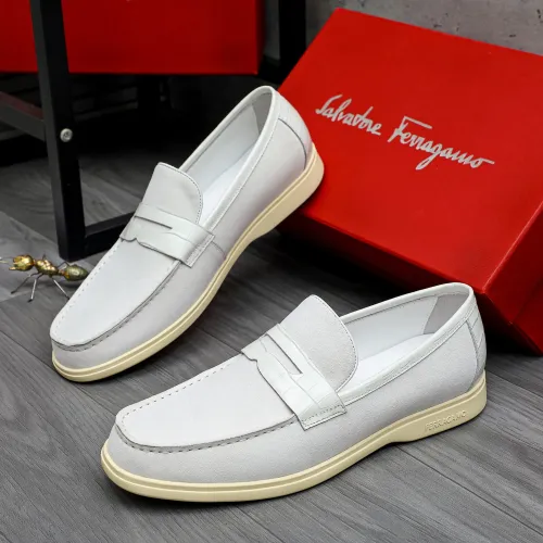 Cheap Salvatore Ferragamo Leather Shoes For Men #1471045, $$100.00 USD On Salvatore Ferragamo Leather Shoes