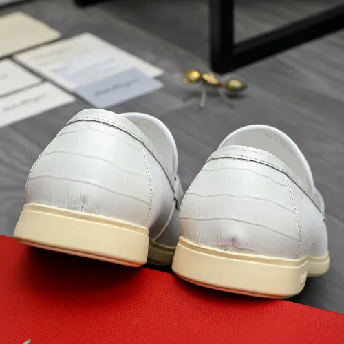Replica Salvatore Ferragamo Leather Shoes For Men #1471045 $100.00 USD for Wholesale