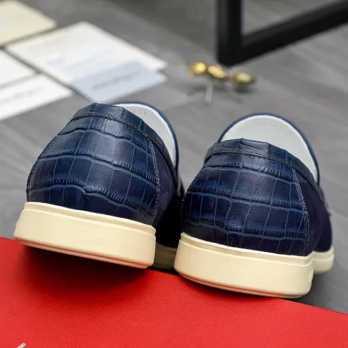 Replica Salvatore Ferragamo Leather Shoes For Men #1471048 $100.00 USD for Wholesale