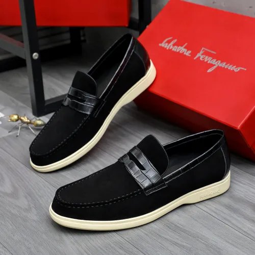 Cheap Salvatore Ferragamo Leather Shoes For Men #1471049, $$100.00 USD On Salvatore Ferragamo Leather Shoes