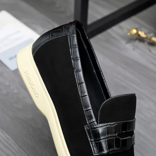 Replica Salvatore Ferragamo Leather Shoes For Men #1471049 $100.00 USD for Wholesale