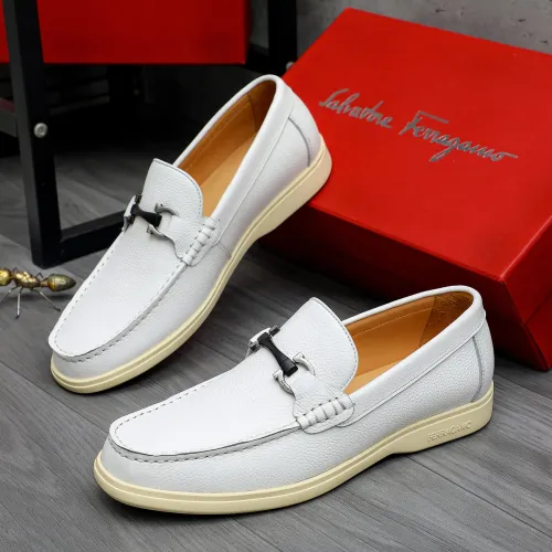 Cheap Salvatore Ferragamo Leather Shoes For Men #1471056, $$100.00 USD On Salvatore Ferragamo Leather Shoes