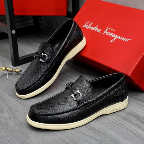 Cheap Salvatore Ferragamo Leather Shoes For Men #1471059, $$100.00 USD On Salvatore Ferragamo Leather Shoes