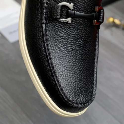 Replica Salvatore Ferragamo Leather Shoes For Men #1471059 $100.00 USD for Wholesale