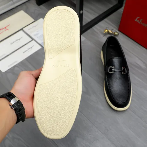 Replica Salvatore Ferragamo Leather Shoes For Men #1471059 $100.00 USD for Wholesale