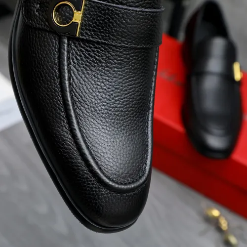 Replica Salvatore Ferragamo Leather Shoes For Men #1471062 $96.00 USD for Wholesale