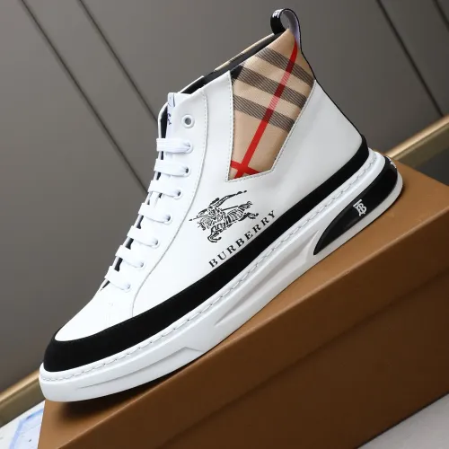 Replica Burberry High Tops Shoes For Men #1471080 $85.00 USD for Wholesale