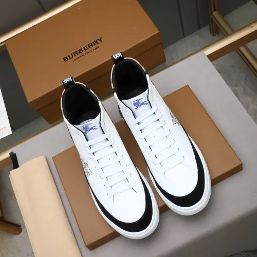 Replica Burberry High Tops Shoes For Men #1471080 $85.00 USD for Wholesale