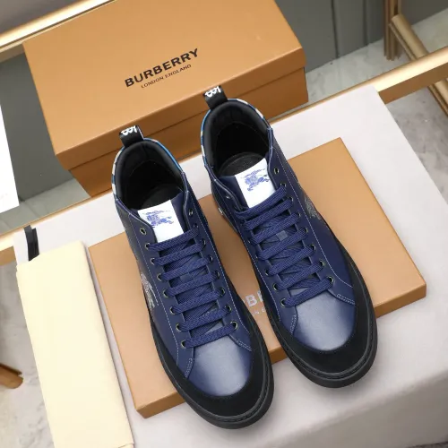 Replica Burberry High Tops Shoes For Men #1471082 $85.00 USD for Wholesale